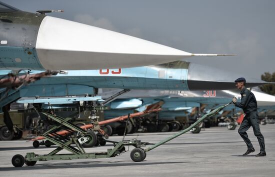 Hmeimim airbase in Syria