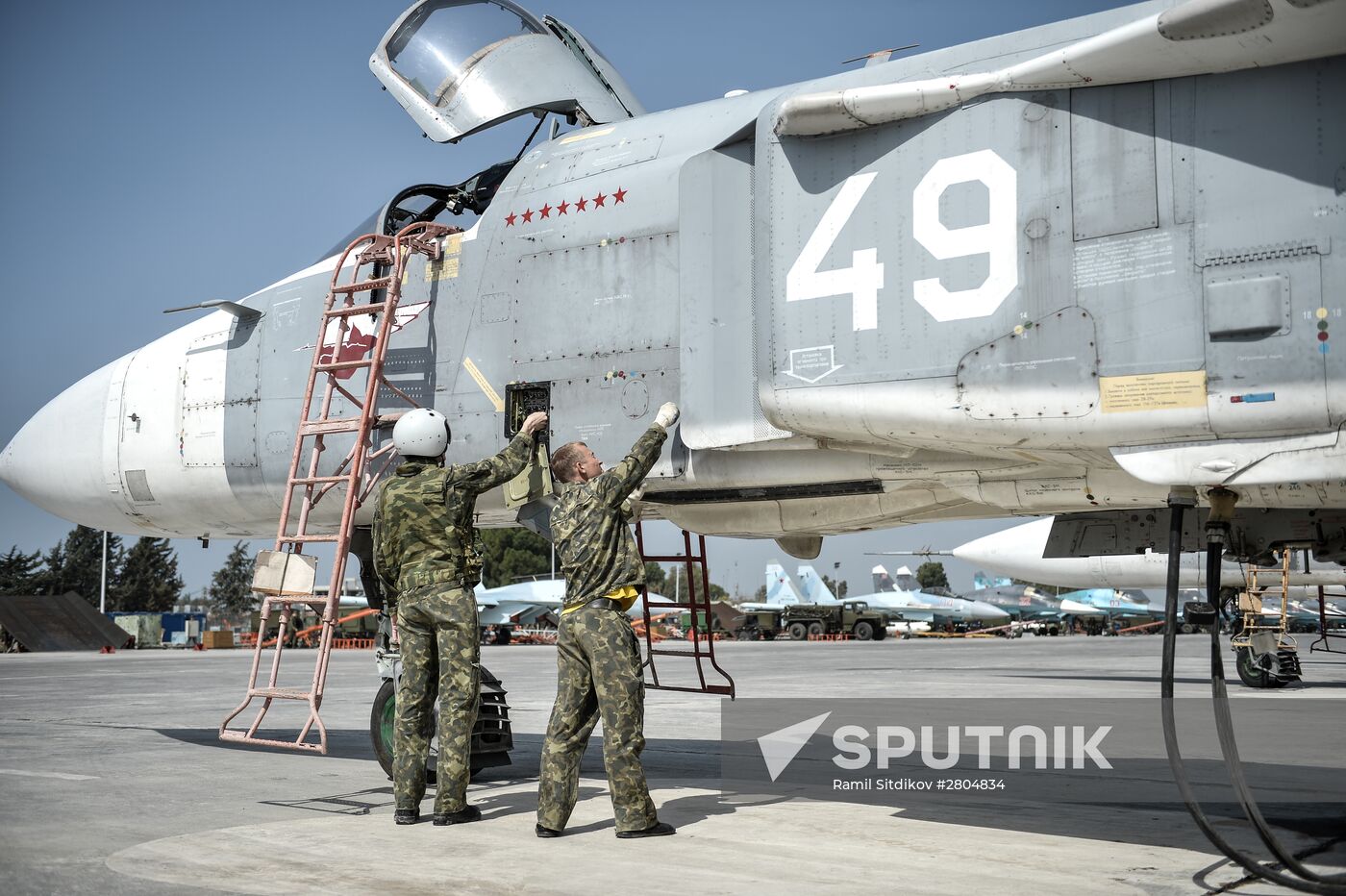 Hmeimim airbase in Syria