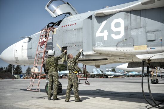 Hmeimim airbase in Syria