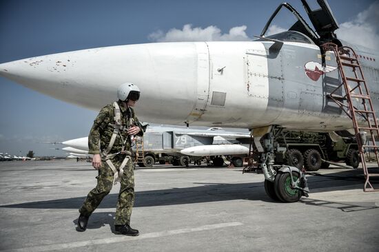 Hmeimim airbase in Syria
