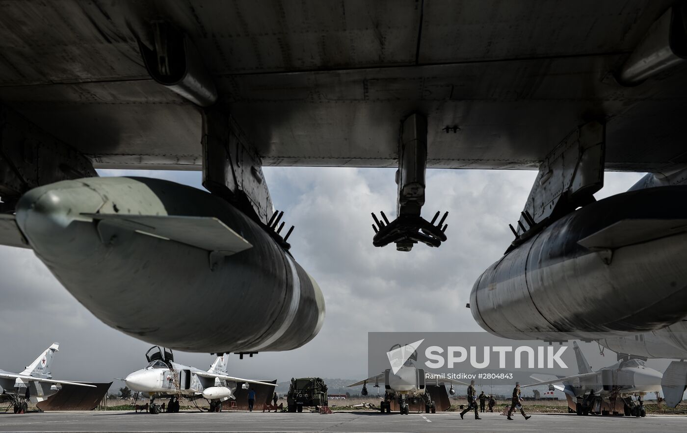 Hmeimim airbase in Syria