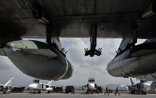 Hmeimim airbase in Syria