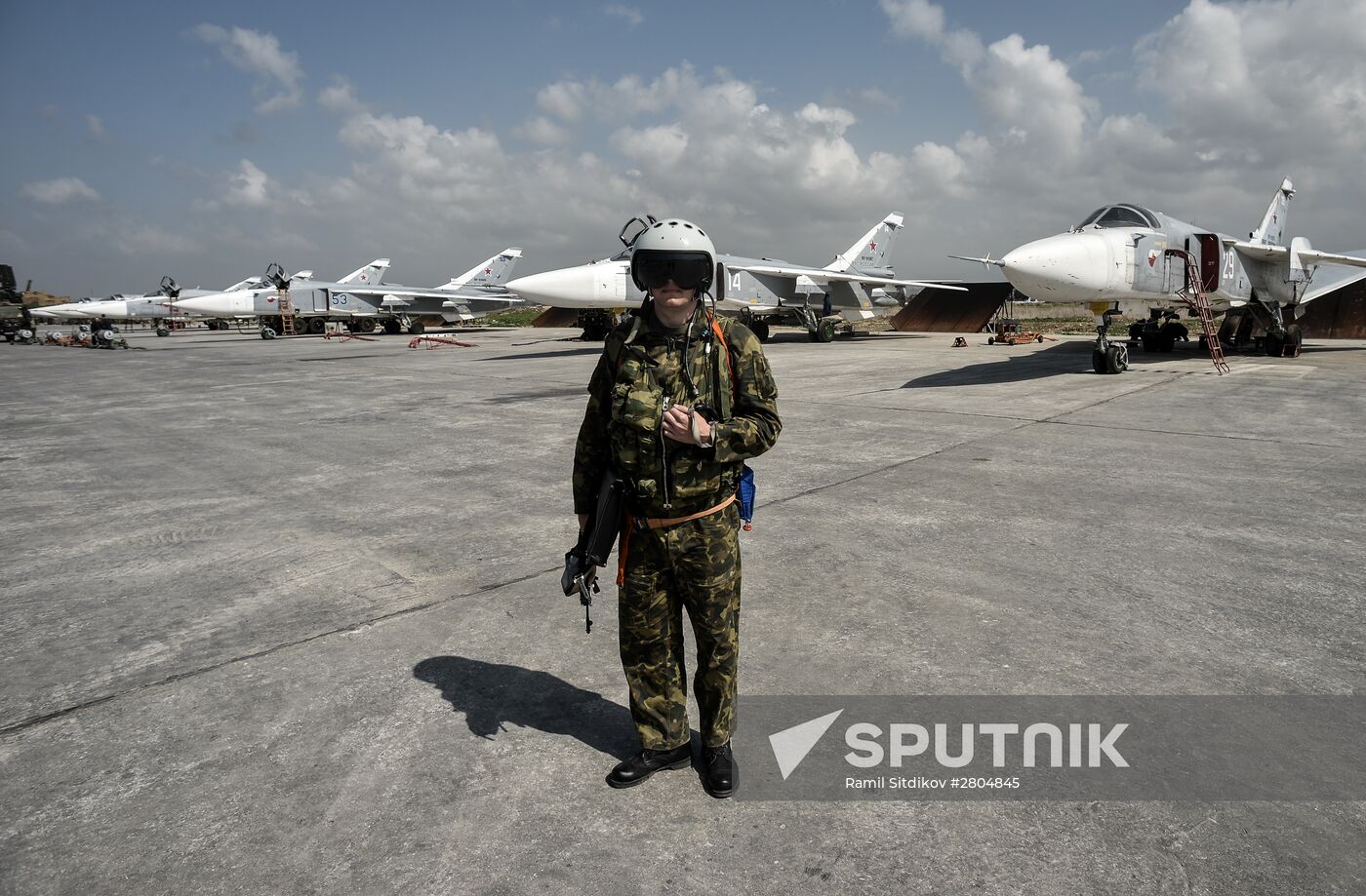 Hmeimim airbase in Syria
