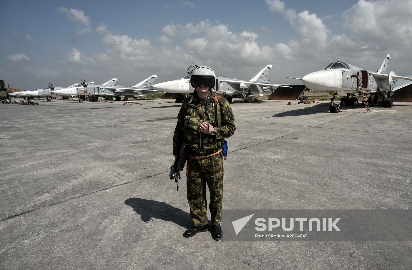 Hmeimim airbase in Syria