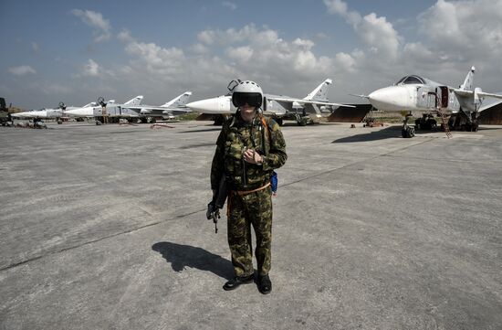 Hmeimim airbase in Syria