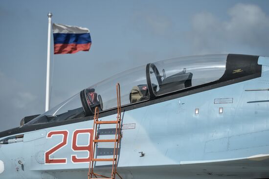 Hmeimim airbase in Syria