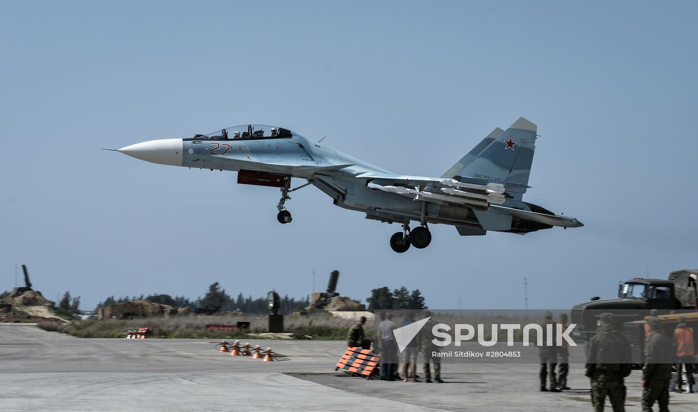 Hmeimim airbase in Syria