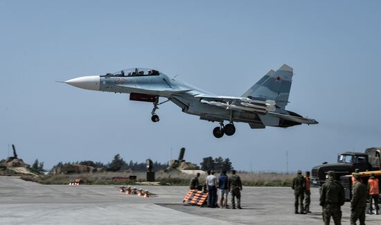 Hmeimim airbase in Syria
