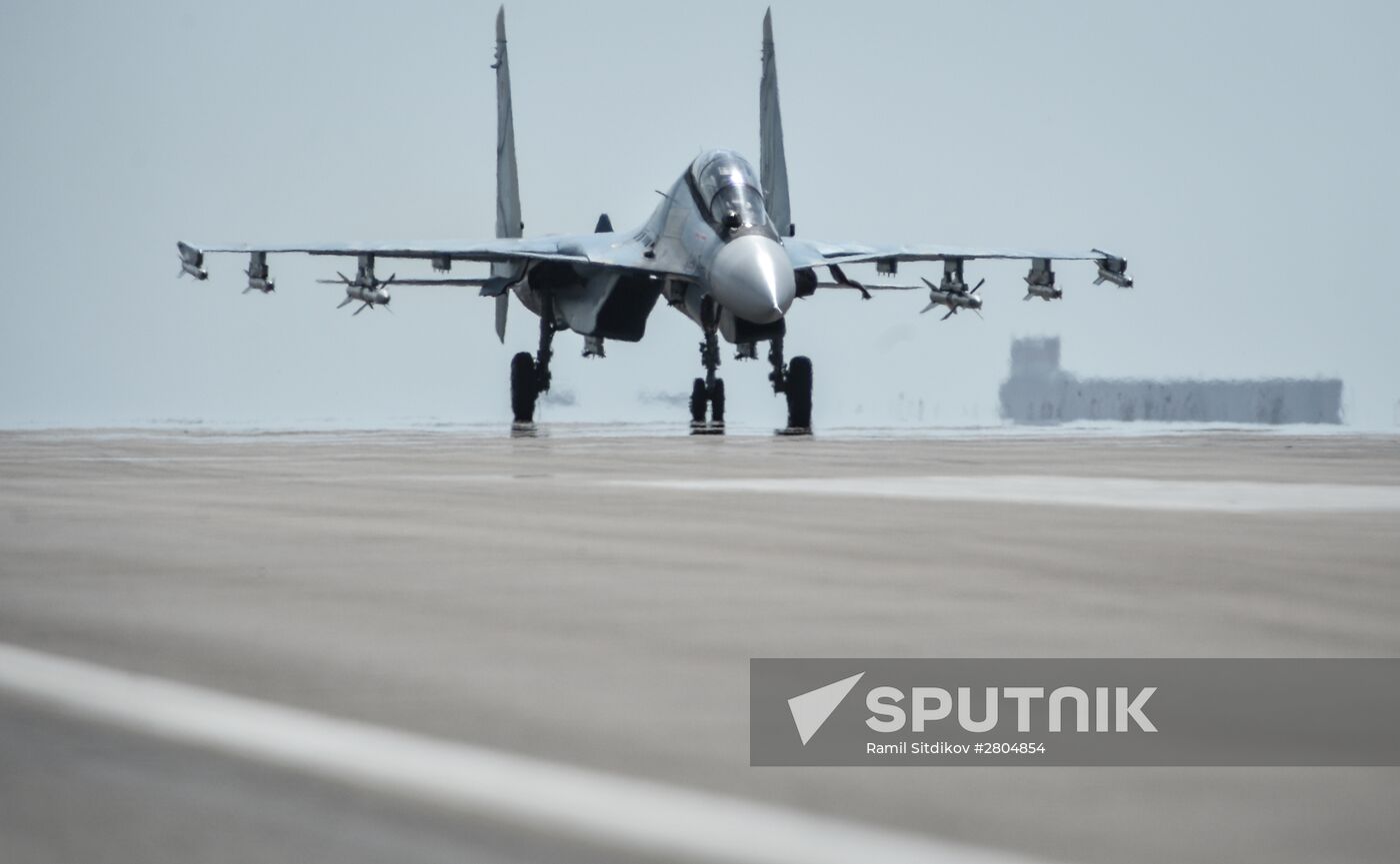 Hmeimim airbase in Syria