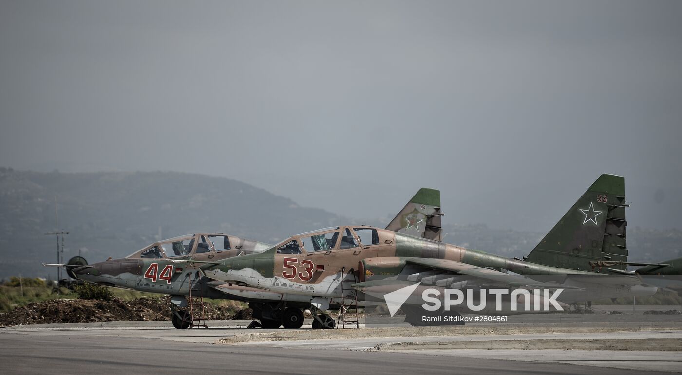 Hmeimim airbase in Syria