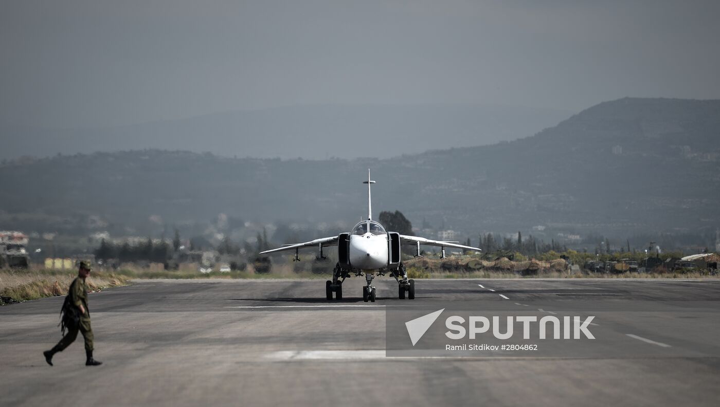 Hmeimim airbase in Syria