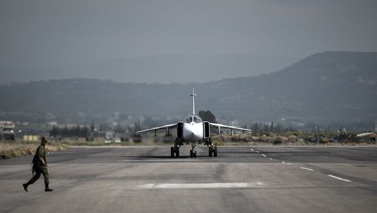 Hmeimim airbase in Syria