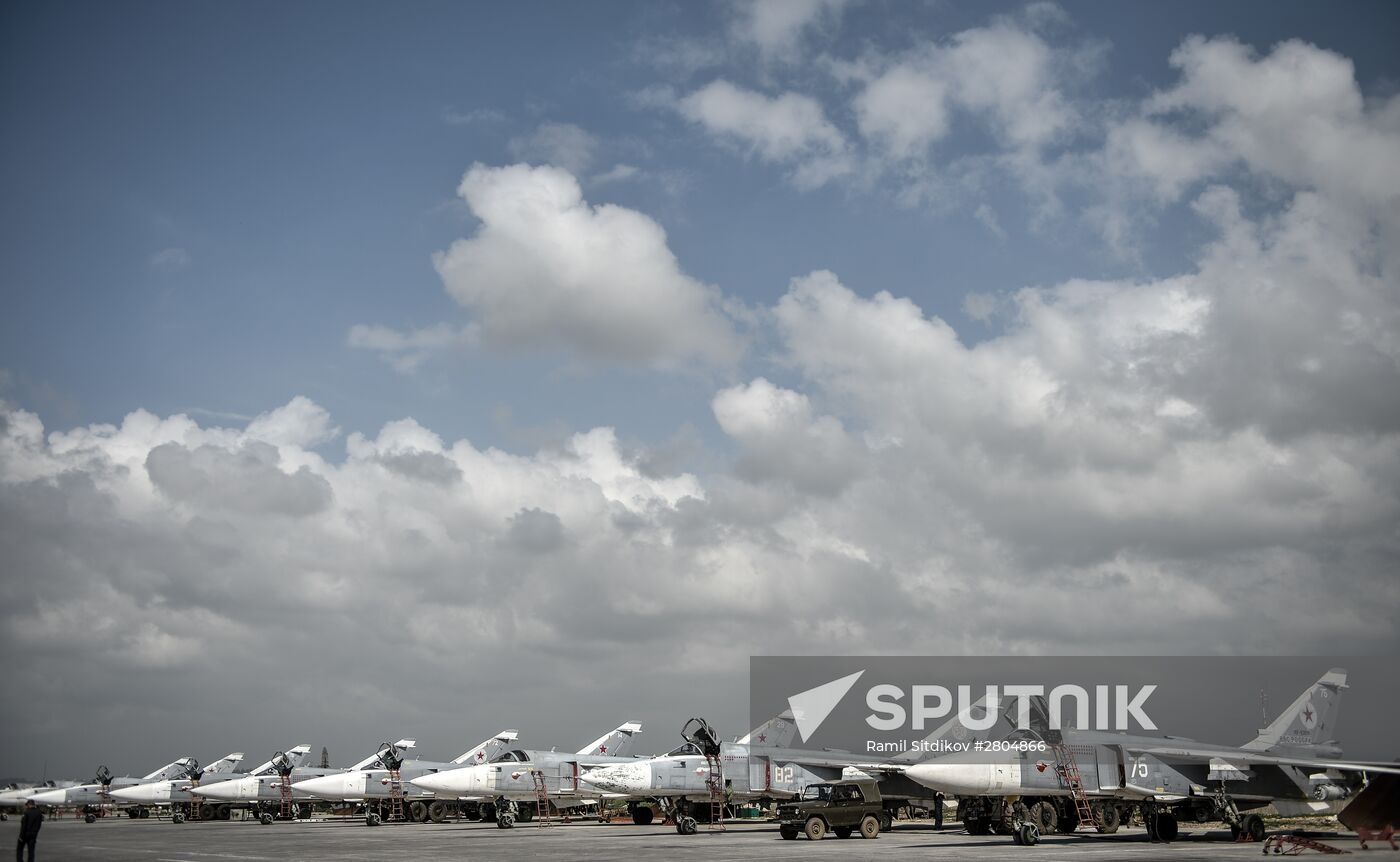 Hmeimim airbase in Syria