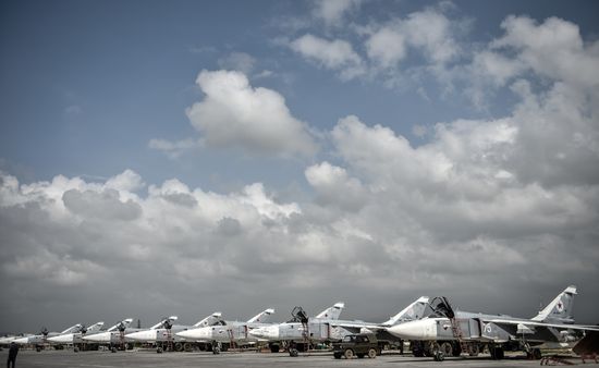 Hmeimim airbase in Syria