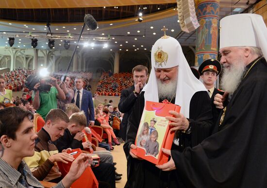 Patriarch Kirill meets with Moscow Mayor Sergei Sobyanin