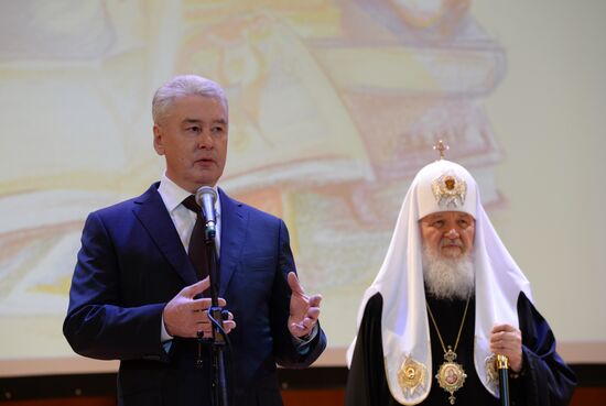 Patriarch Kirill meets with Moscow Mayor Sergei Sobyanin