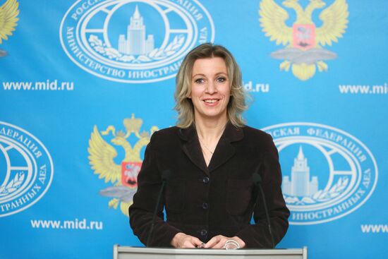 Briefing by Russian Foreign Minsitry Spokesperson Zakharova