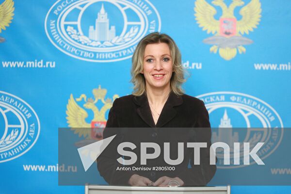 Briefing by Russian Foreign Minsitry Spokesperson Zakharova