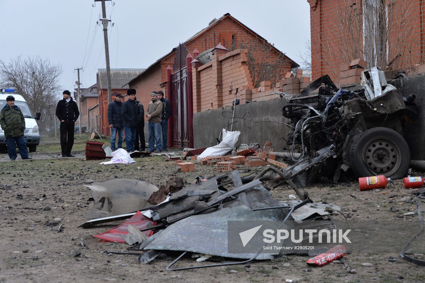 Car explodes near mosque in Nazran