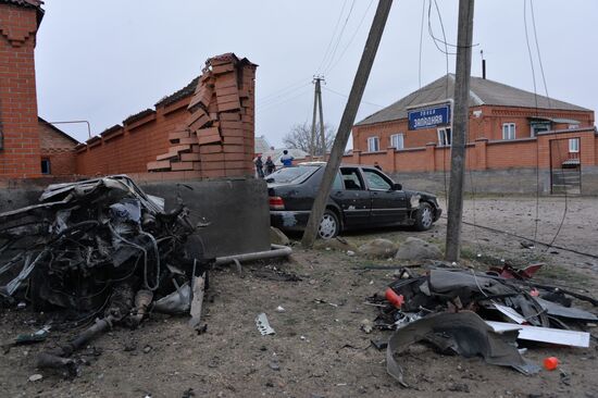 Car explodes near mosque in Nazran