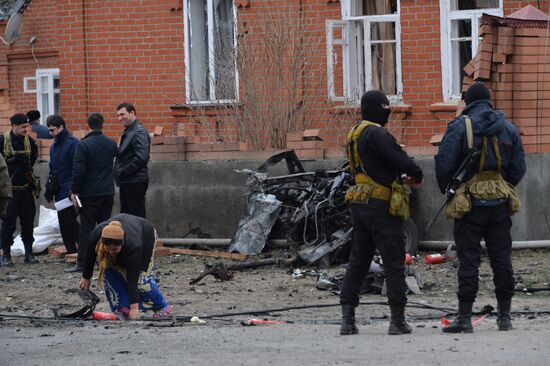 Car explodes near mosque in Nazran