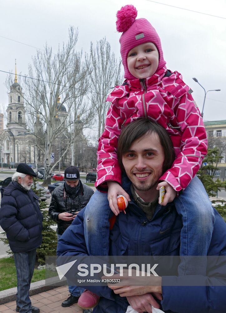 Everyday life in Donetsk