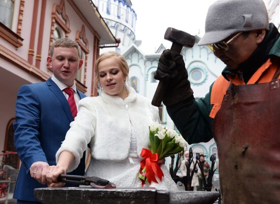 Smithery wedding at Russian Culture Center "Kremlin in Izmailovo"
