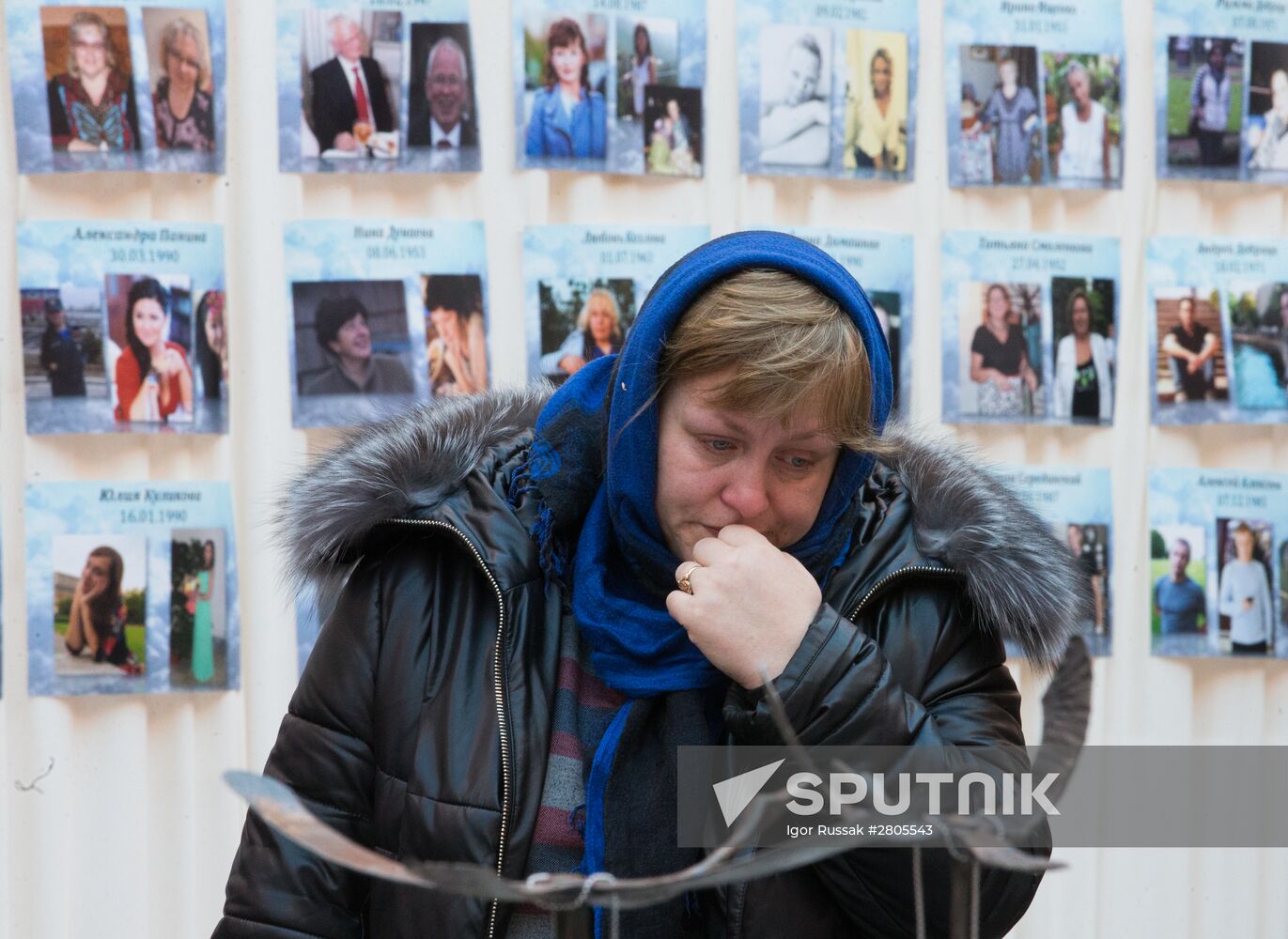 Vigil in Peter and Paul Fortress in memory of Sinai aircrash victims