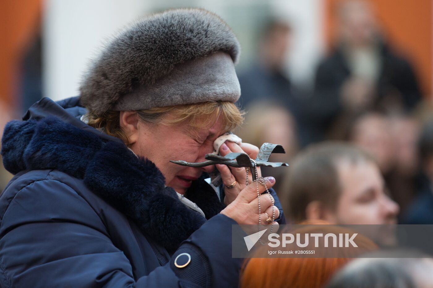 Vigil in Peter and Paul Fortress in memory of Sinai aircrash victims