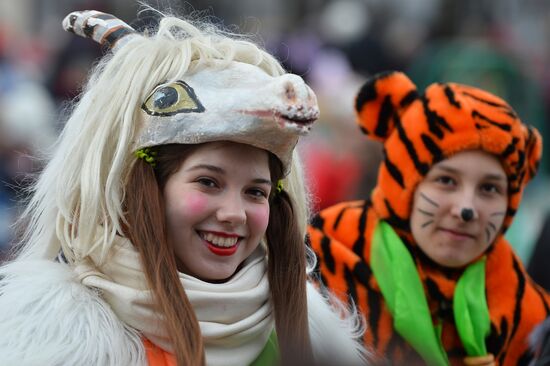Maslenitsa festival in Kazan