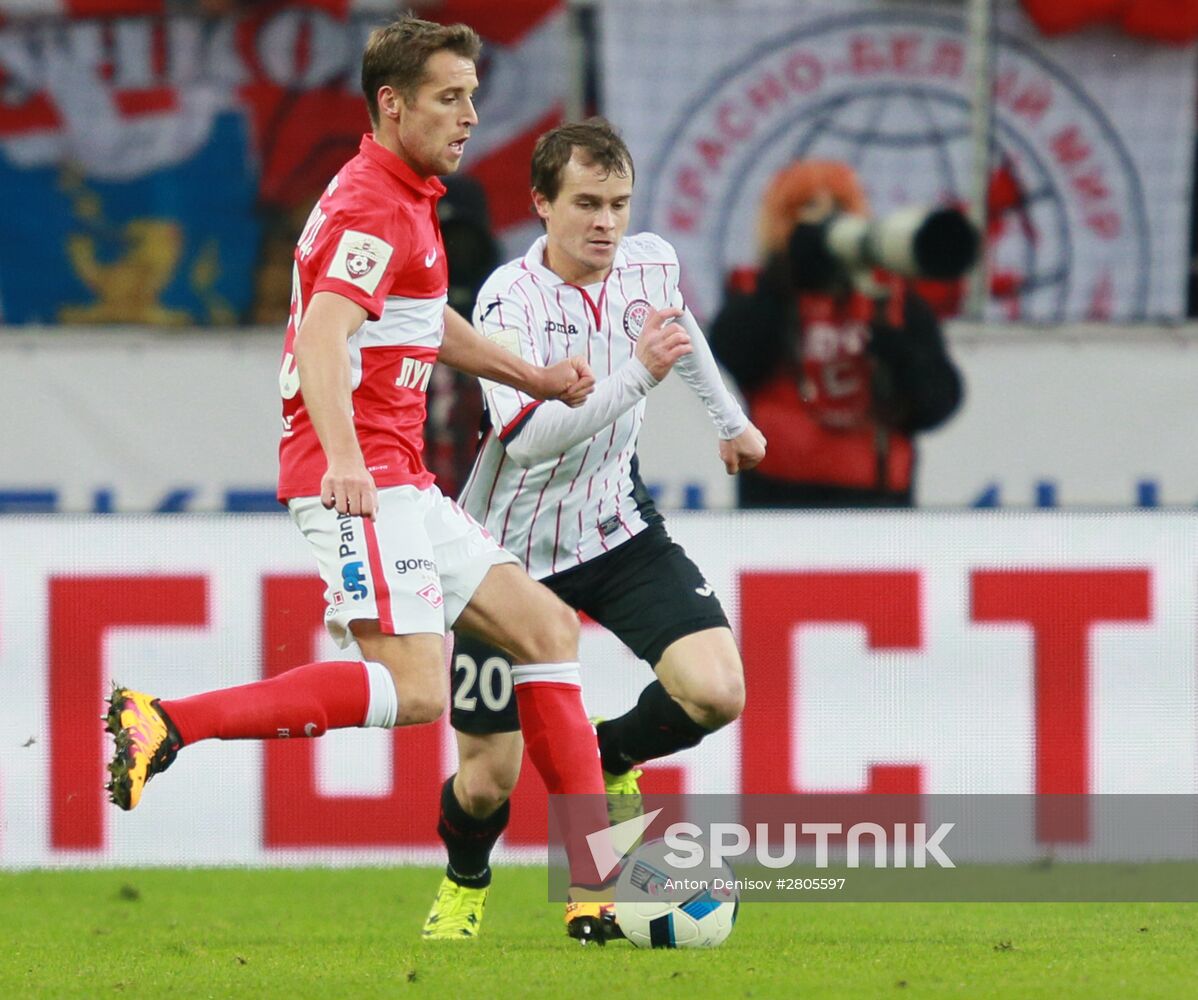 Football. Russian Premier League. Spartak vs. Amkar
