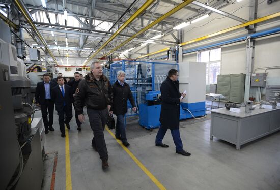 Deputy Prime Minister Rogozin visits Chernyshev Engineering Plant in Moscow