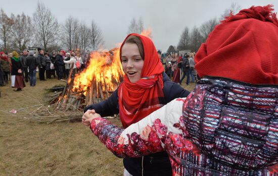 Maslenitsa festival celebrated in Belarus
