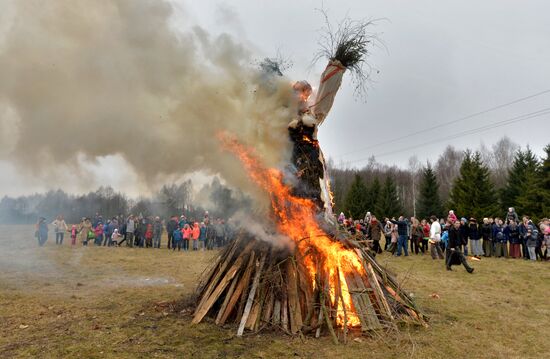 Maslenitsa festival celebrated in Belarus
