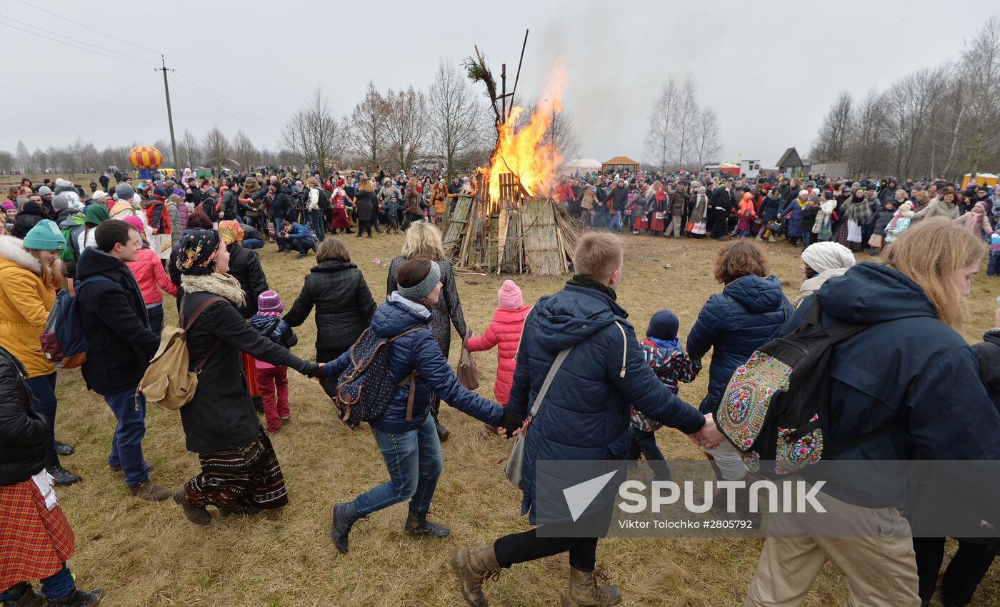 Maslenitsa festival celebrated in Belarus
