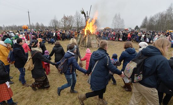 Maslenitsa festival celebrated in Belarus