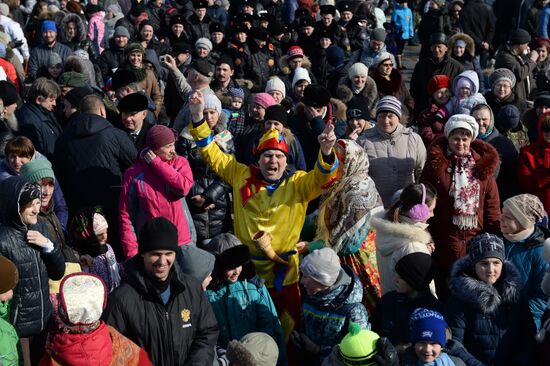Maslenitsa celebrated in Russian regions