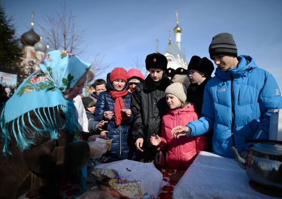 Maslenitsa celebrated in Russian regions
