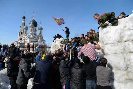 Maslenitsa celebrated in Russian regions