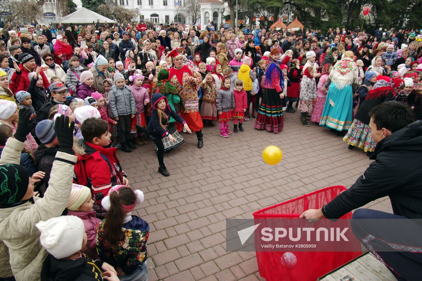 Maslenitsa celebrated in Crimea