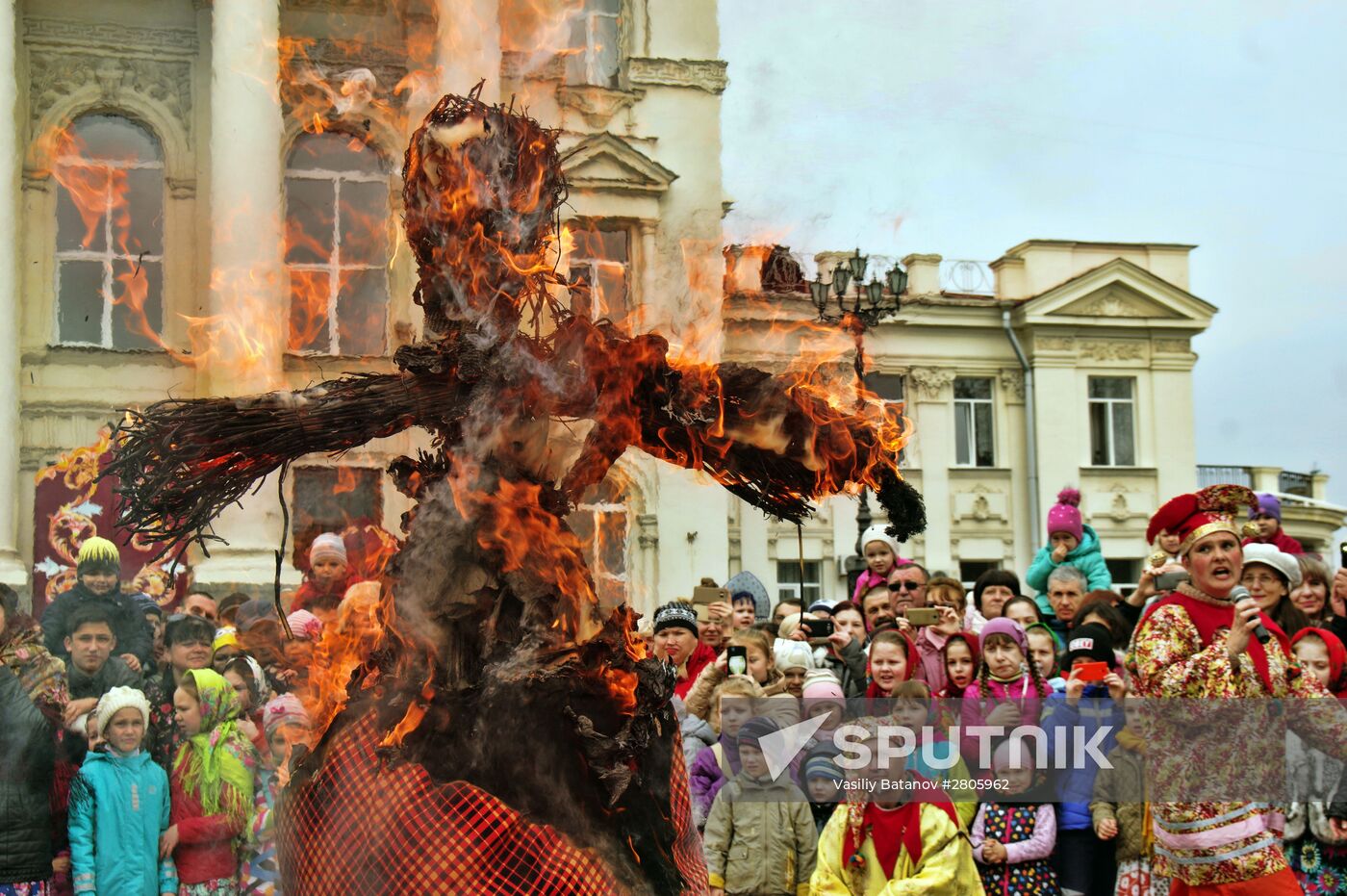 Maslenitsa celebrated in Crimea