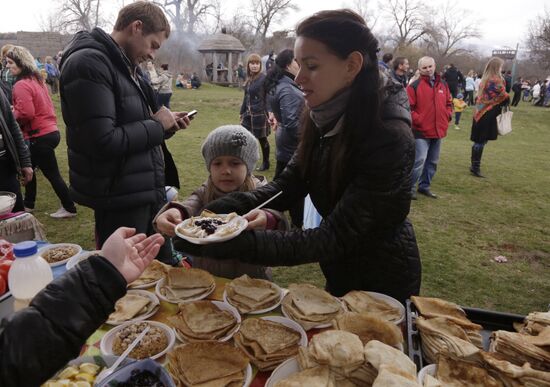 Maslenitsa celebrated in Crimea