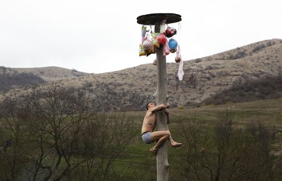 Maslenitsa celebrated in Crimea