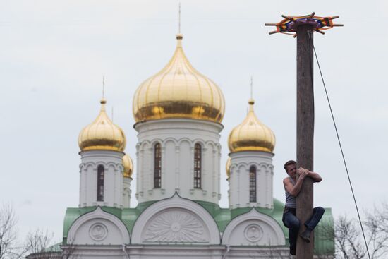 Maslenitsa celebrated in Russian regions