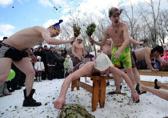 Maslenitsa celebrated in Russian regions