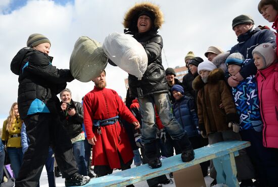 Maslenitsa celebrated in Russian regions