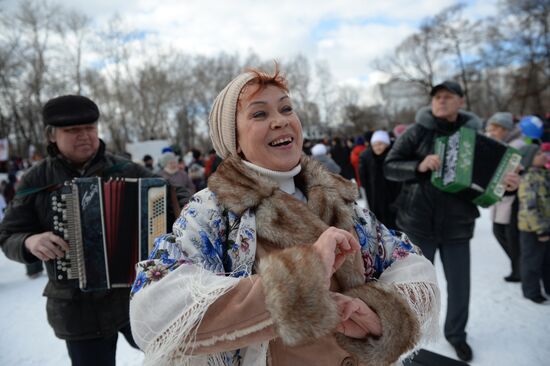 Maslenitsa celebrated in Russian regions