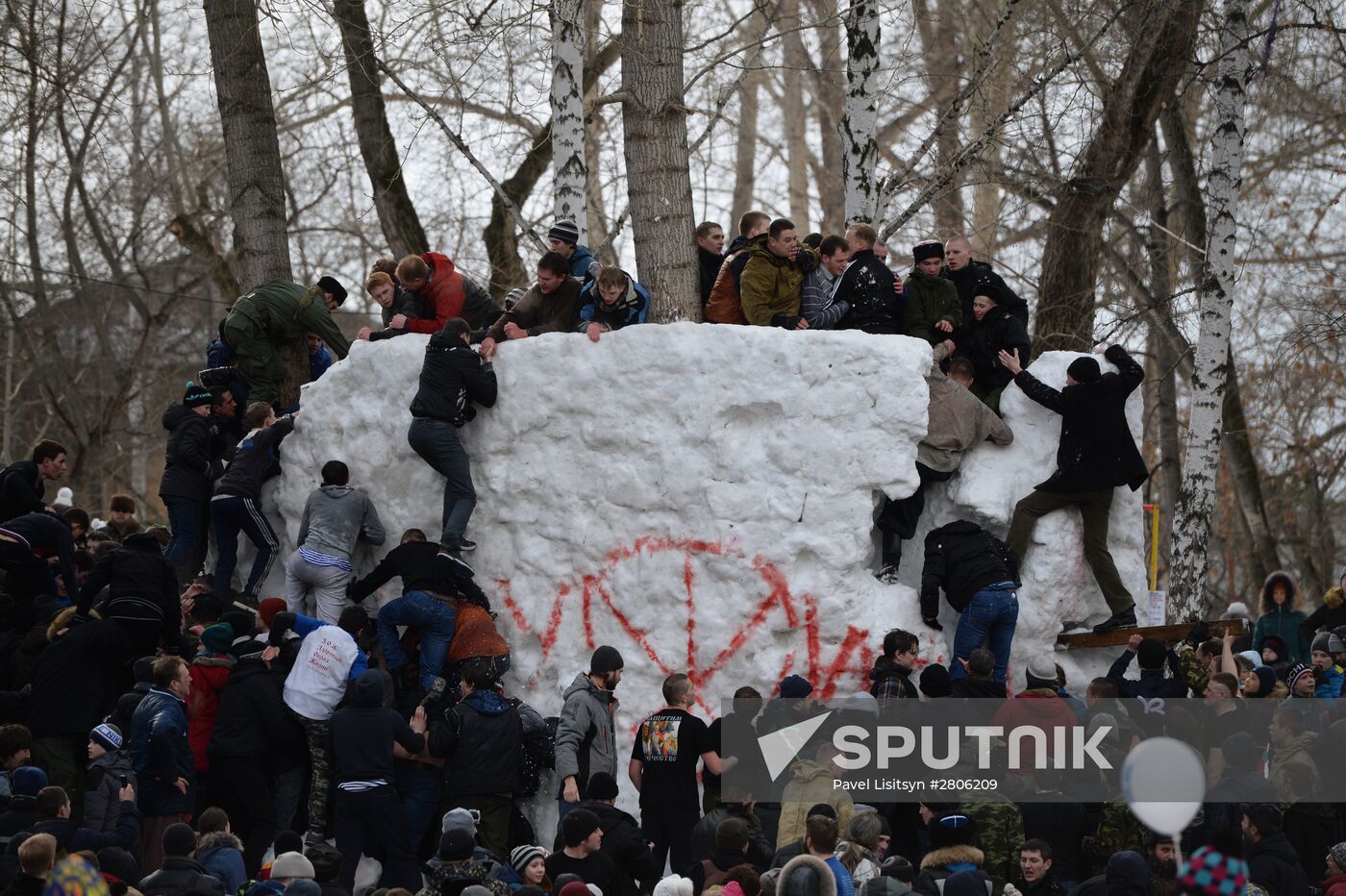 Maslenitsa celebrated in Russian regions