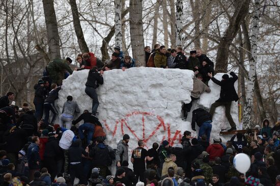 Maslenitsa celebrated in Russian regions