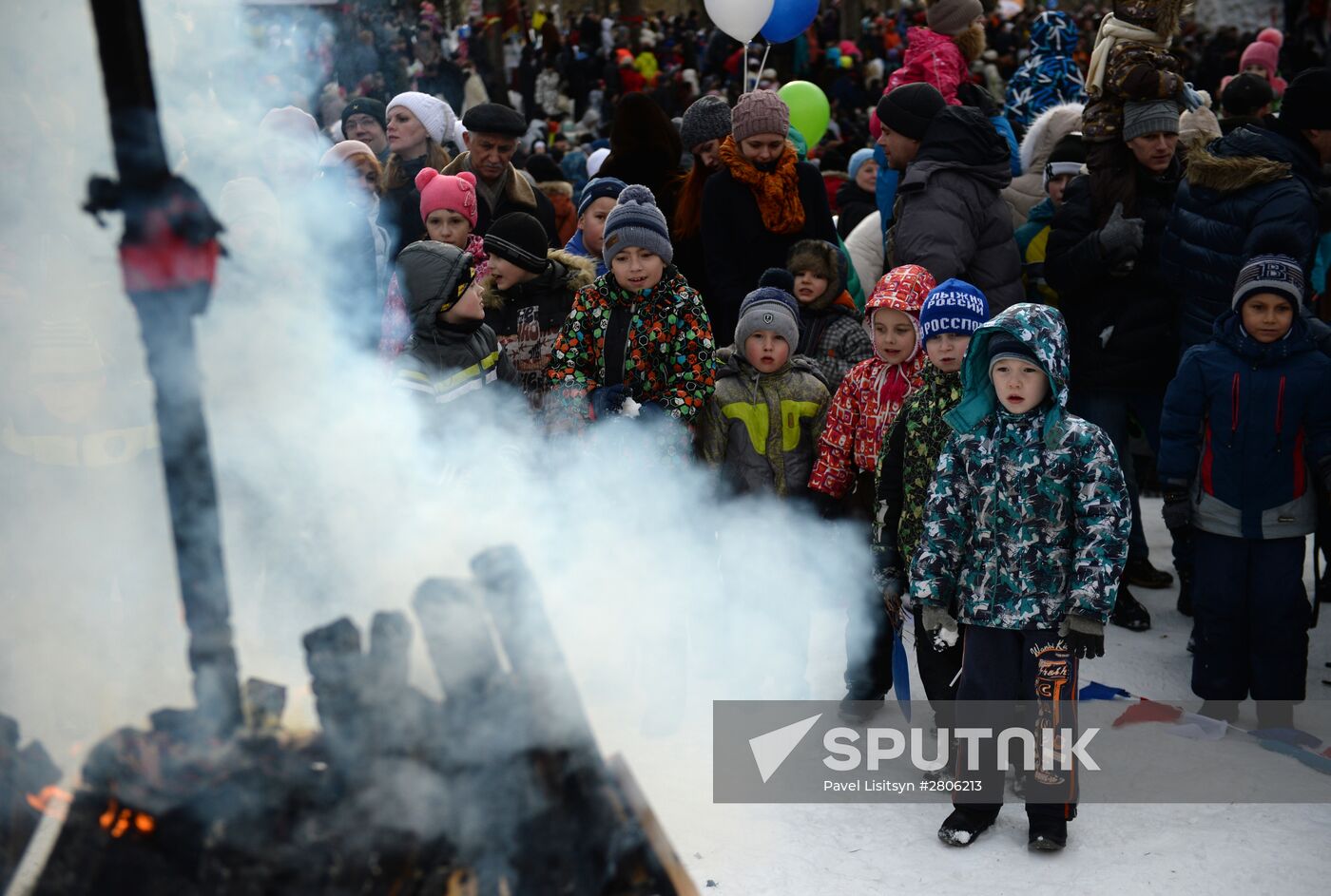 Maslenitsa celebrated in Russian regions